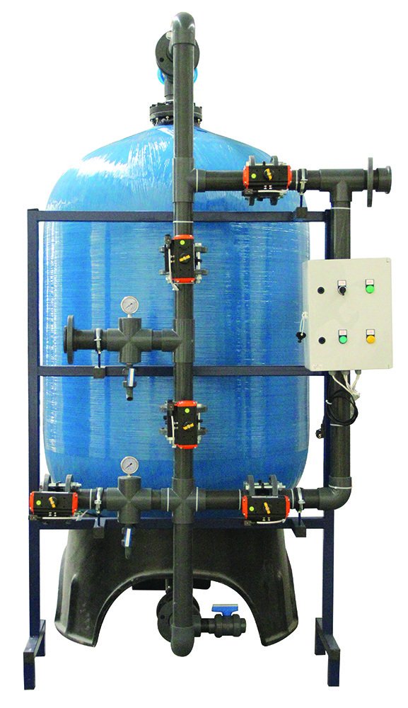 FRP TANKLI YÜZEY BORULAMALI KUM FİLTRE SİSTEMLERİ