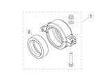 2 1/2'' Groovelock clamp assembly